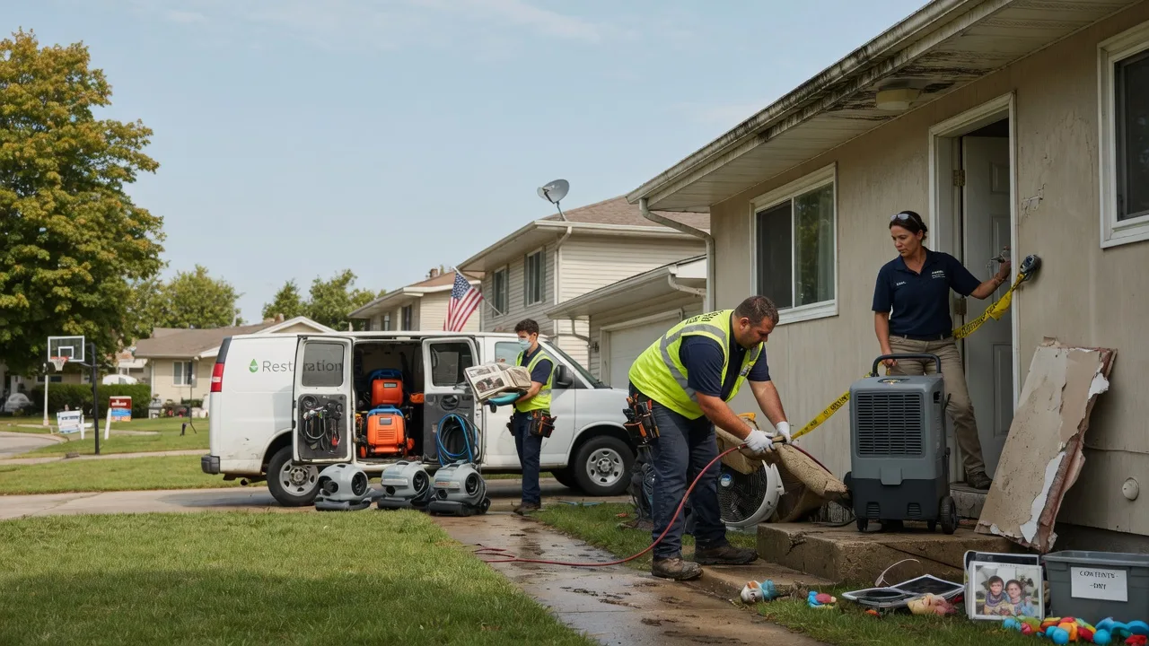 Water Damage Restoration in Pleasantville, PA near me